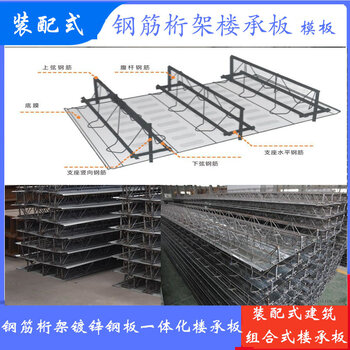 新型預製裝配式鋼筋桁架樓承板組合綠色組合樓承板